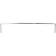 Hardware Resources RAIL-9 9-1/4 Inch Long Replacement Shelf Rail - Polished Chrome