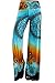 Uptown Apparel Women’s High-Waist Wide-Leg Palazzo Lounge Pants – Ideal for Tall Women Aqua