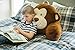 Animal Adventure | Monkey Character Backrest, Brown, 14