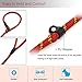 Red Brand 5 FT Adjustable Nylon Dog Rope Leash for Small Medium Dogs 10-80 lb Walking