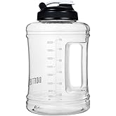 Water Bottle with Handle 2.5L Large Sports Water Bottle Half Gallon BPA Free Plastic Water Bottles Wide Mouth Water Bottle 83oz Reusable Gym Water Jug for Home Drinking Outdoor Sports Hiking Fitness