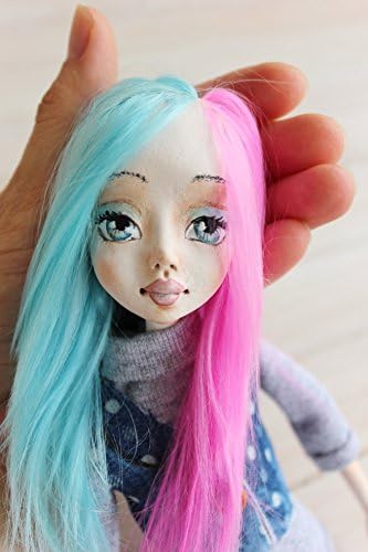 Art clay doll, OOAK Art Doll, clay doll, Polymer clay doll, Handmade doll, Collecting doll, sculpted clay doll, miniature doll