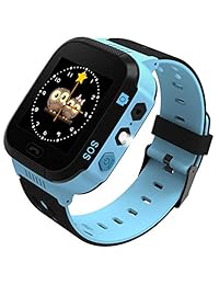 Reloj inteligente para niños, LBS GPS, reloj inteligente para niños de 3 a 12 años, con cámara de SOS, ranura para tarjeta SIM y pantalla táctil, juego inteligente para actividades al aire libre, juguetes, regalo de cumpleaños