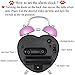 Alarm Clock for Kids, Silent Desk Travel Clock, Cute No Ticking Twin Bell Alarm Clock with Nightlight for Girls Bedrooms, Heavy Sleepers (Pink)