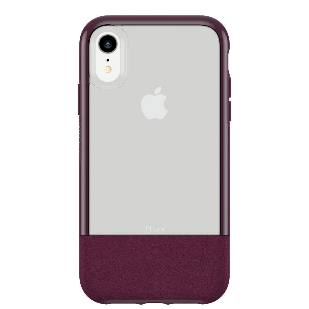 OtterBox - Ultra-Slim Statement iPhone XR Case (ONLY) - Clear Protective Phone Case with Luxurious Felt Accent (Lucent Magenta)