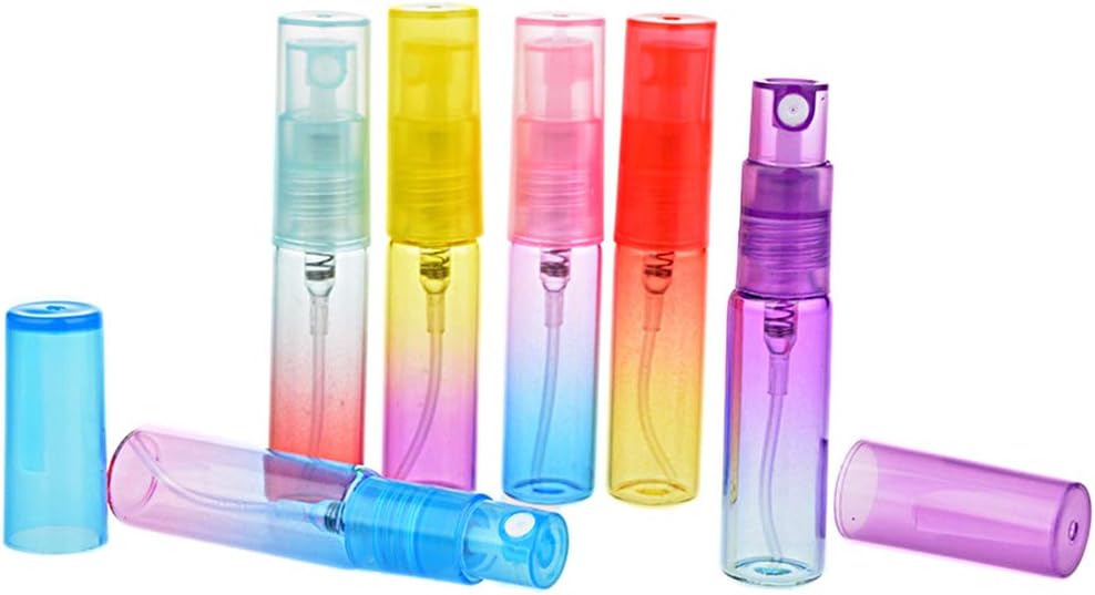 ConStore Make Up Sprayer Glass Perfume Atomizer Essential Oils Spray Bottle Travel Empty Fine Mist Container Vials For Aromatherapy Christmas Gift Packing