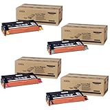 Xerox Phaser 6180 High Yield Toner Set - 113R00723, 113R00724, 113R00725, 113R00726 (Cyan / Magenta / Yellow / Black)