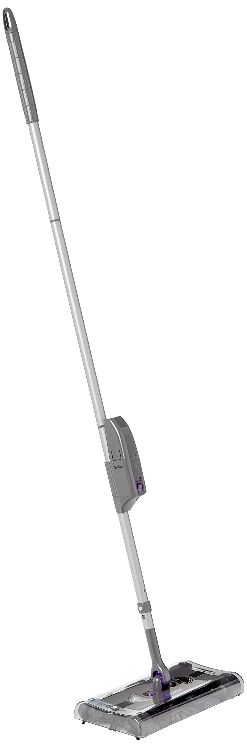 Photo 1 of Swivel Sweeper - Cordless Electric Floor and Carpet Sweeper with Rotating Brush for Efficient Cleaning, Quad Brush Technology- Purple