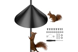 18In Squirrel Baffle for Bird Feeders Squirrel Proof Guards for Bird Feeders Pole Bird House Guards for Outdoor Protect Hangi
