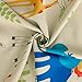 BGment Kids Blackout Curtains - Grommet Thermal Insulated Room Darkening Printed Animal Zoo Patterns Nursery and Kids Bedroom Curtains, Set of 2 Curtain Panels (42 x 63 Inch, Beige Zoo)