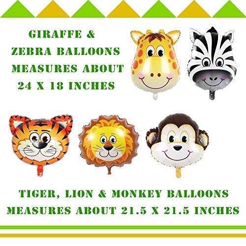 Wild One First Birthday Balloon Decoration Kit, 1st Boy Girl Theme Bday Party Banner Decoration Set
