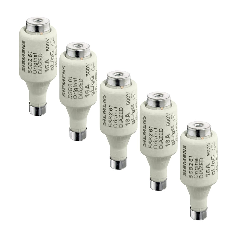 Siemens – x5 DIAZED fuse insert, 500 V, 25 A