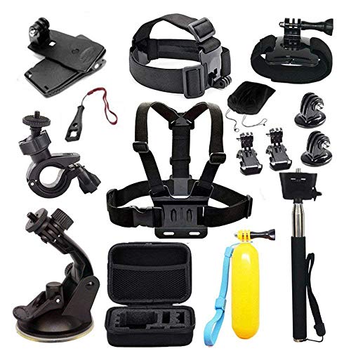 MRMASS Accessories for Gopro Hero 9 Gopro Hero 8 AKASO EK7000 Brave 4 Victure Crosstour Apeman VicTsing Action Camera Accessory Bundle with Case