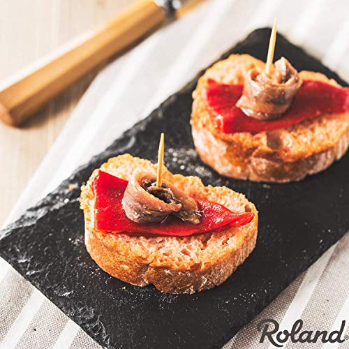 Roland Foods Flat Anchovy Fillets Packed in Olive Oil, Wild Caught from