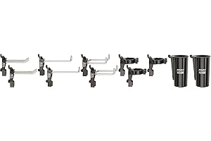 Hazet 112/11 Tool holder set for perforated panels (11 Piece)