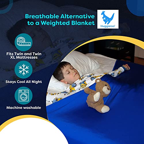 Huggaroo Pouch Sensory Blanket Compression Bed Sheet Blanket for Kids
