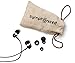 Symphonized GLXY Premium Genuine Wood in-Ear Noise-isolating Headphones with Mic and Nylon Cable (Ebony)