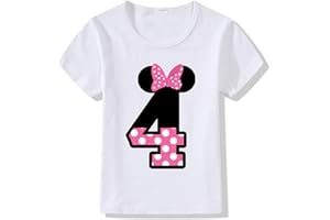 Sanqidu Birthday T Shirts for Toddler Baby Boys Girls Summer Short Sleeve Tees Tops Letters Printed Party Clothes Outfit