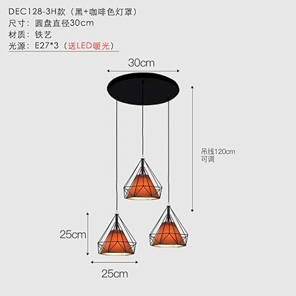 Araña De Restaurante Nordic Simple Araña De Diamantes Moderna Comedor
