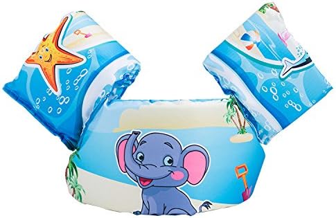Summer Learn To Swim Floatation Vest For Kids 30-70lb （ 3-8 Years Old）