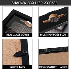GraduationMall 8x8 Top Loading Shadow Box Frame