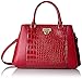 Anne Klein Total Look Medium Satchel Bag, Cherry/Cherry, One Size