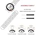 honecumi for Garmin Forerunner 235 Watch Bands Replacement Accessory-Adjustable Silicone Sport Wristband/Strap/ for Garmin Forerunner 220/230/620/630/735XT/246Lite-Watch Band/Strap for Men&Women