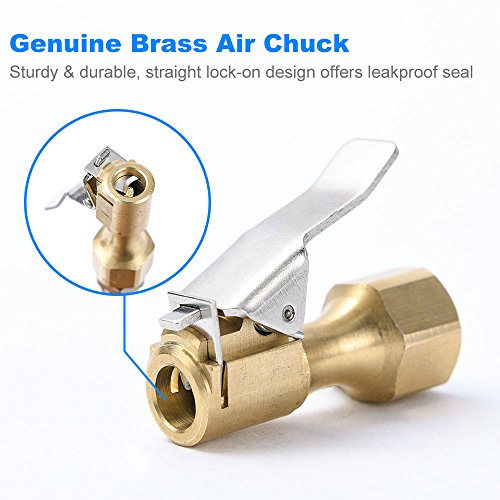 Digital Tire Pressure Gauge MICTUNING Heavy Duty 200 PSI Tire Inflator Air Pressure Gauge with