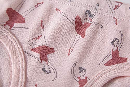 Kids Series Toddler Soft Cotton Panties Little Girls' Assorted Underwear (Pack of 6) Size 3T 4T - Thumbnail 2