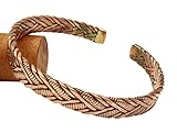 Handmade 99% Pure Raw Copper Tibetan Healing Bracelet. Therapy Bracelet Helps Relief Arthritis Pain.