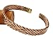 Handmade 99% Pure Raw Copper Tibetan Healing Bracelet. Therapy Bracelet Helps Relief Arthritis Pain.