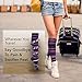 Cotton Compression Socks for Women & Men - Comfortable & Breathable Support Stockings for Nurses, Travel, Pregnancy, Flight, Recovery - Boost Circulation to Fight Edema, Shin Splint & Pain (White,M)
