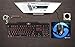 Mechanical Keyboard, UtechSmart Mercury LED Backlit Full Size 2.4 GHz Wireless/USB Wired Dual Mechanical Keyboard with Rechargeable Battery [Upgraded Version]