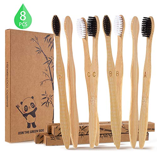 Bamboo Toothbrushes, Adult BPA-Free Soft Bristles Toothbrush, Eco-Friendly Alternative Toothbrushes for Guests or When… - Image 3