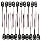 9V Battery Clip Connector w Lead Wires Pack of 20 (1 Type)