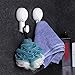 Marchpower Shower Suction Cup Hooks - 4 Pack Reusable Heavy Duty Vacuum Suction Hook for Inside, Waterproof Bathroom Wall Bathtub Loofah Hook, Strong Window Glass Hanger Removable Kitchen Towel Holder