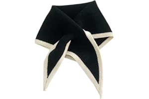 FANGWORD Triangular Scarfs For Women Neck Scarf For Women Crossed Scarf For Women Korean Version Knitted Wool Collar