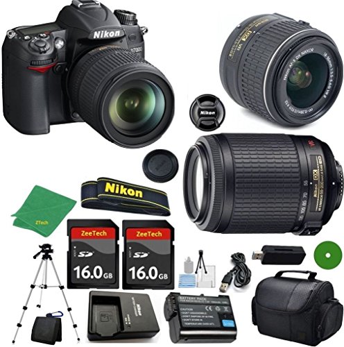 Nikon D7000 - International Version (No Warranty), 18-55mm f/3.5-5.6 DX VR, Nikon 55-200mm f4-5.6G VR, 2pcs 16GB Memory, Camera Case Nikon D7000 - International Version (No Warranty), 18-55mm f/3.5-5.6 DX VR, Nikon 55-200mm f4-5.6G VR, 2pcs 16GB Memory, Camera Case