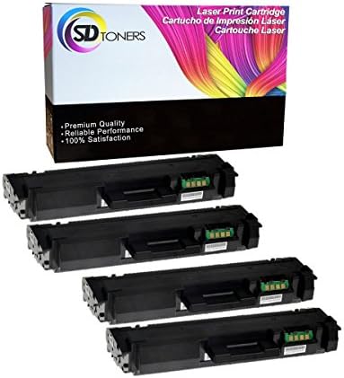 SD Toner 4PK Compatible Black Toner Cartridge for Samsung 116 MLT-D116L for CL-M2625D SL-M2675F SL-M2825DW SL-M2835DW SL-M2875FD SL-M2875FW SL-M2885FW
