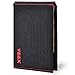 VBAX Microfiber Waterproof RFID Slim Bifold Wallet for Men - Minimalist Front Pocket Card Holder Holds up to 10 Cards and Cash, Light Black