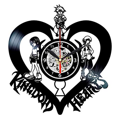 Queen Clocks Kingdom Hearts Clock - Vinyl Record Wall Decor Ideas - Best Gifts for Women