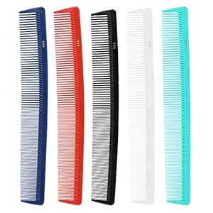 fine tooth comb hairstyle comb portable hair brush for men and women professional master barber comb plastic hairdressing comb set for straight hair or curly hair 3 beauty personal care amazon com