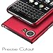 Anccer BlackBerry Keyone Case [Colorful Series] [Ultra-Thin] [Anti-Drop] Premium Material Slim Full Protection Cover for BlackBerry Keyone (Smooth Red)