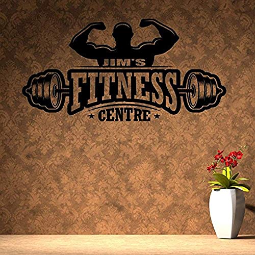 HomeDecorStore Wall Vinyl Decal Personalised Gym Sticker Custom Life Quote Stickers Art Decor HDS7802