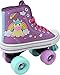Lenexa Roller Skates for Girls - Pixie Unicorn Kids Quad Roller Skate - Indoor, Outdoor, Derby Children's Skate - Rollerskates Made for Kids - High Top Sneaker Style - Great for Beginner