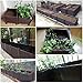 BAOYOUNI Rectangular Raised Garden Bed Kit Indoor Outdoor Plastic Planter Grow Box for Fresh Vegetables, Herbs, Flowers & Succulents, Brown, 46.06” x 30.7” x 8.66”thumb 4
