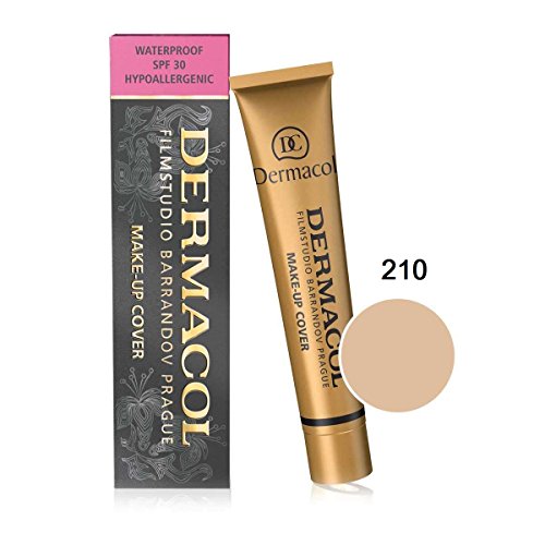 Dermacol Make-up Cover - Waterproof Hypoallergenic, All 13 Shades, 1 oz, 30 g (210)