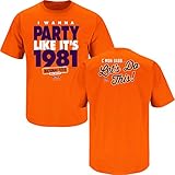 Clemson Football Fans. I Wanna Party Like it's 1981 Orange T Shirt (Adult & Youth Sizes)