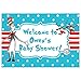 Dr. Seuss Cat in the Hat Baby Shower Banner Personalized Party Backdrop Decoration