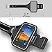 J&D Armband Compatible for iPhone 13/13 Pro/Galaxy S21/S20+/S20 Plus/Note 10/S8 Active/S7 Active/S7 Edge, Sports Armband with Key Holder Slot, Perfect Earphone Connection While Workout Running, Black